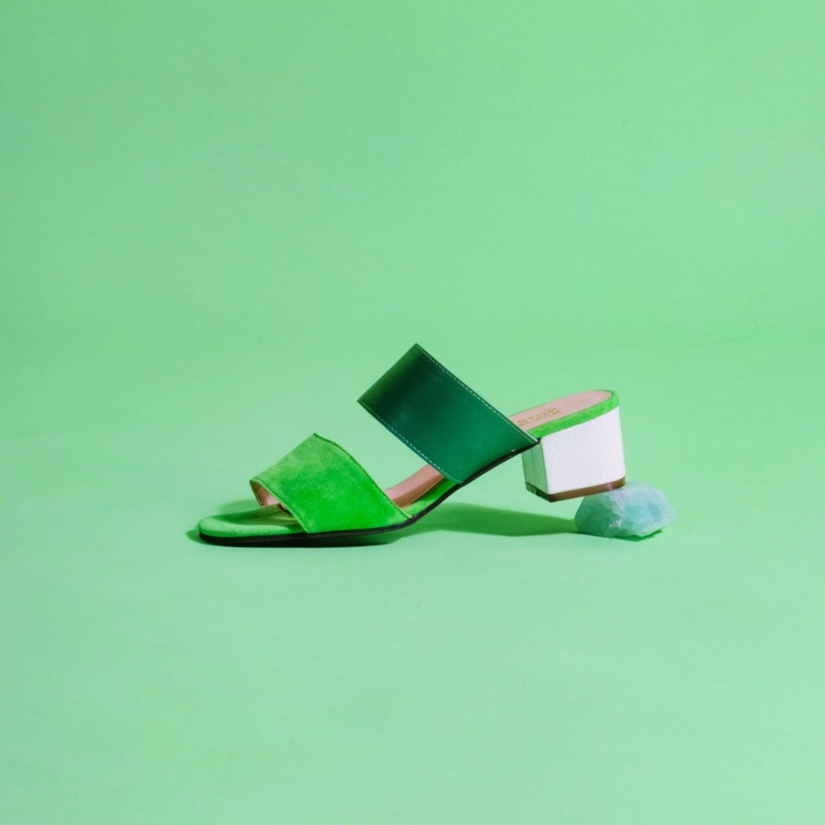 Hunter green online sandals