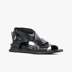 Cross Band Softy Sandal Black