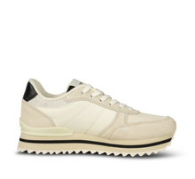 Load image into Gallery viewer, Side view white platform sneaker