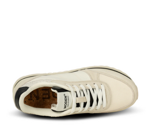 Top view of white sneaker