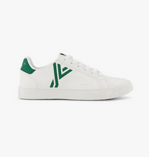 Load image into Gallery viewer, Vegan White and Green Sneaker