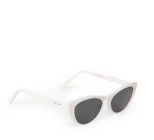 Load image into Gallery viewer, side view of white cat eye glasses