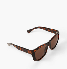 Load image into Gallery viewer, side view of brown tortoise sunglasses