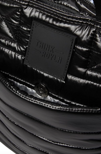Close up of black bag