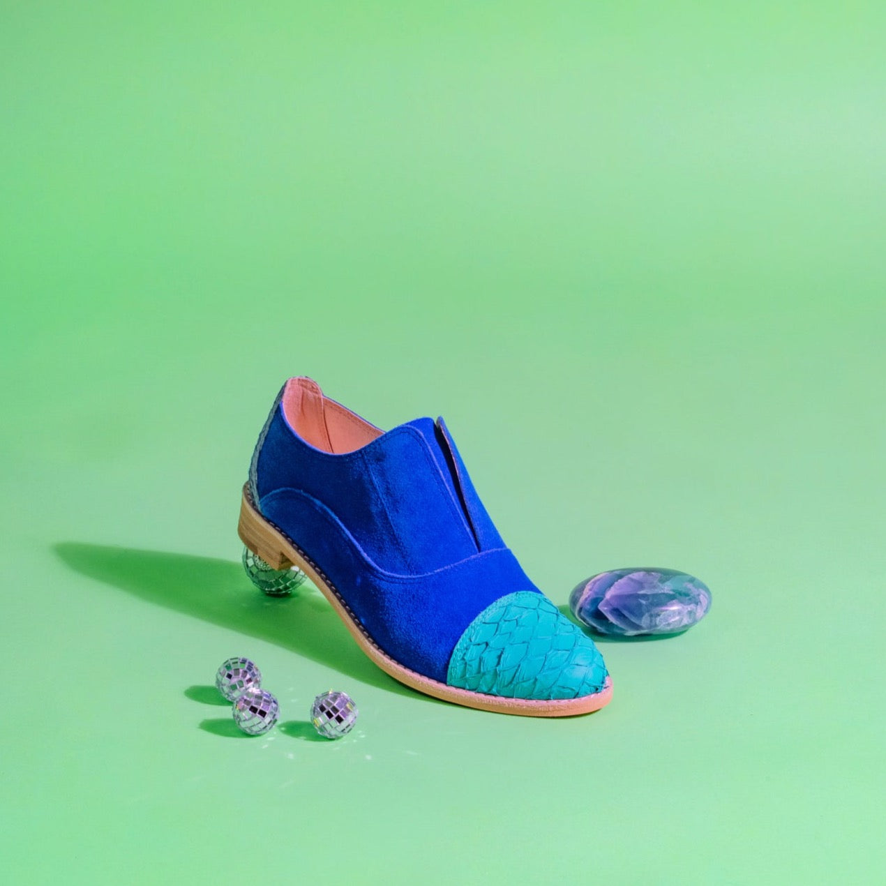 Blue suede sale oxfords womens