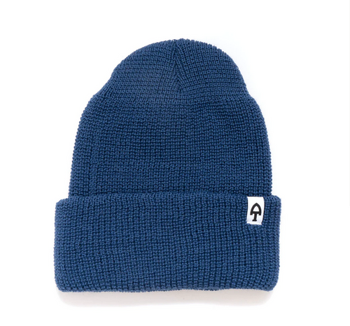 indigo blue beanie